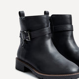 Edie Wide Fit Black Boots