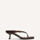 Elanie Brown Mule Heels