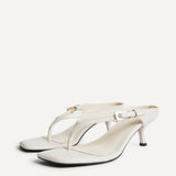 Elanie Ivory Mule Heels