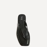 Element Black Toe Post Flat Sandals