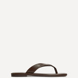 Element Brown Toe Post Flat Sandals