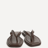 Element Brown Toe Post Flat Sandals