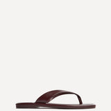 Element Burgundy Toe Post Flat Sandals