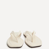 Element Ivory Toe Post Flat Sandals