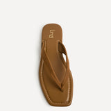 Element Tan Toe Post Flat Sandals