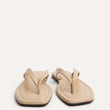 Element Taupe Toe Post Flat Sandals