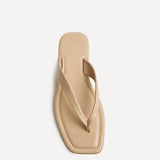Element Taupe Toe Post Flat Sandals