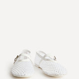 Elise Bridal Diamante Mesh Mary Jane Pumps