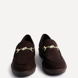 Elite Brown Faux Leather Loafers