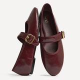 Emerson Burgundy Mary Jane Pumps