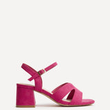 Empire Wide Fit Fuchsia Block Heels