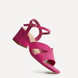 Empire Wide Fit Fuchsia Block Heels