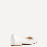 Endless Bridal Ivory Satin Pointed Pumps
