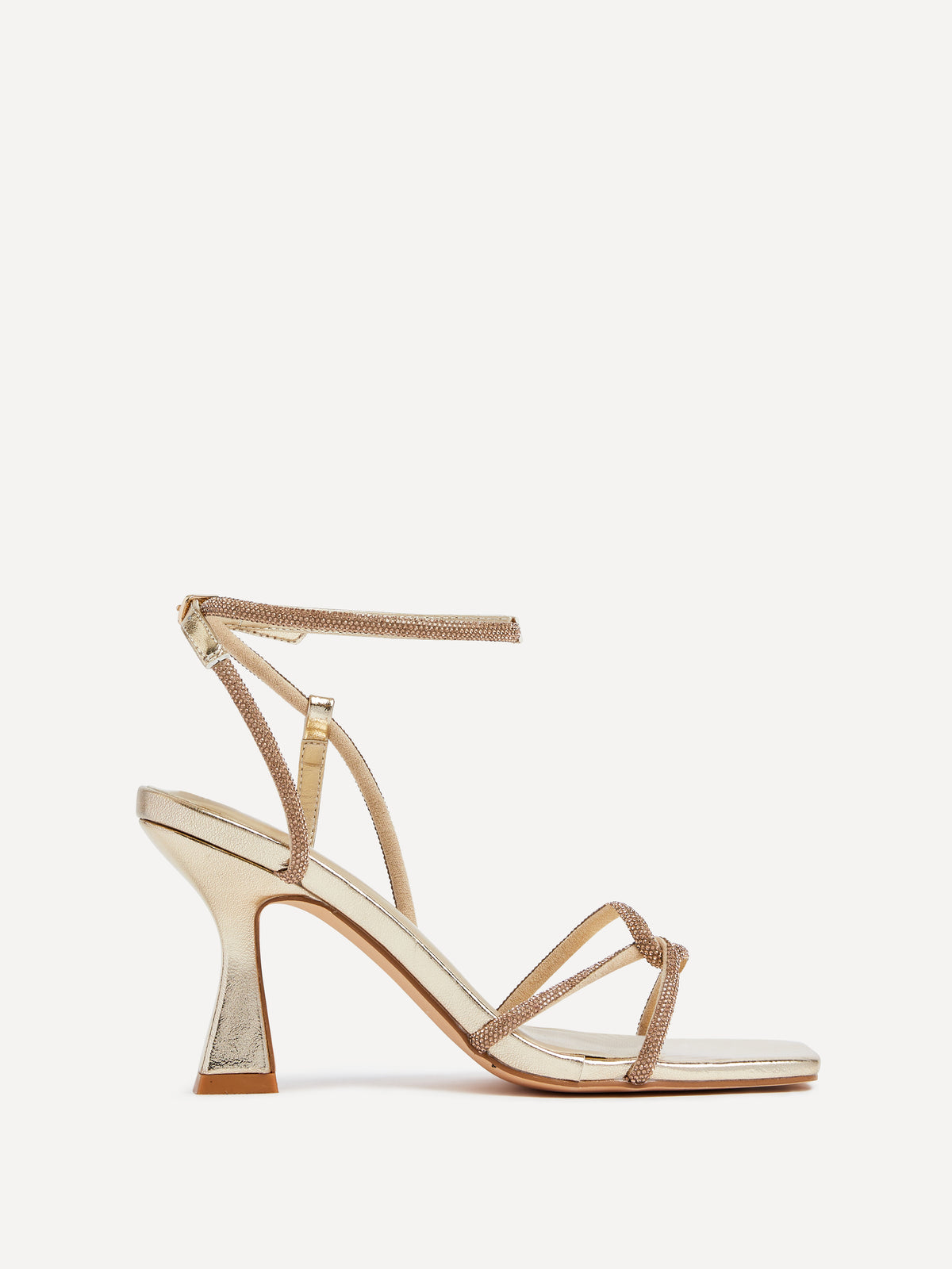 Entice Diamante Strappy Heels