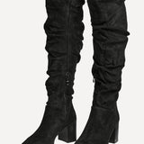 Escada Black Long Heeled Boots