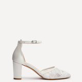 Essence Bridal Ivory Lace Court Heels