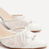 Essence Bridal Ivory Lace Court Heels