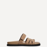 Essential Taupe Faux Suede Sandals