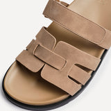 Essential Taupe Faux Suede Sandals