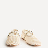Estella Embellished Mesh Mary Jane Pumps