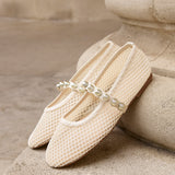Estella Embellished Mesh Mary Jane Pumps