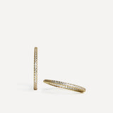 Eternal Gold Crystal Hoop Earrings