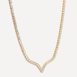 Evermore Gold Tennis Necklace