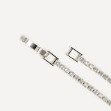 Evermore Silver Tennis Necklace