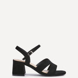 Empire Wide Fit Black Block Heels