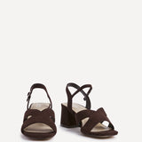 Empire Wide Fit Brown Block Heels