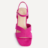 Empire Wide Fit Fuchsia Block Heels