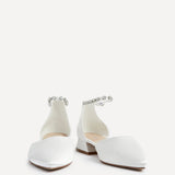 Everlasting Wide Fit Bridal Low Court Heels