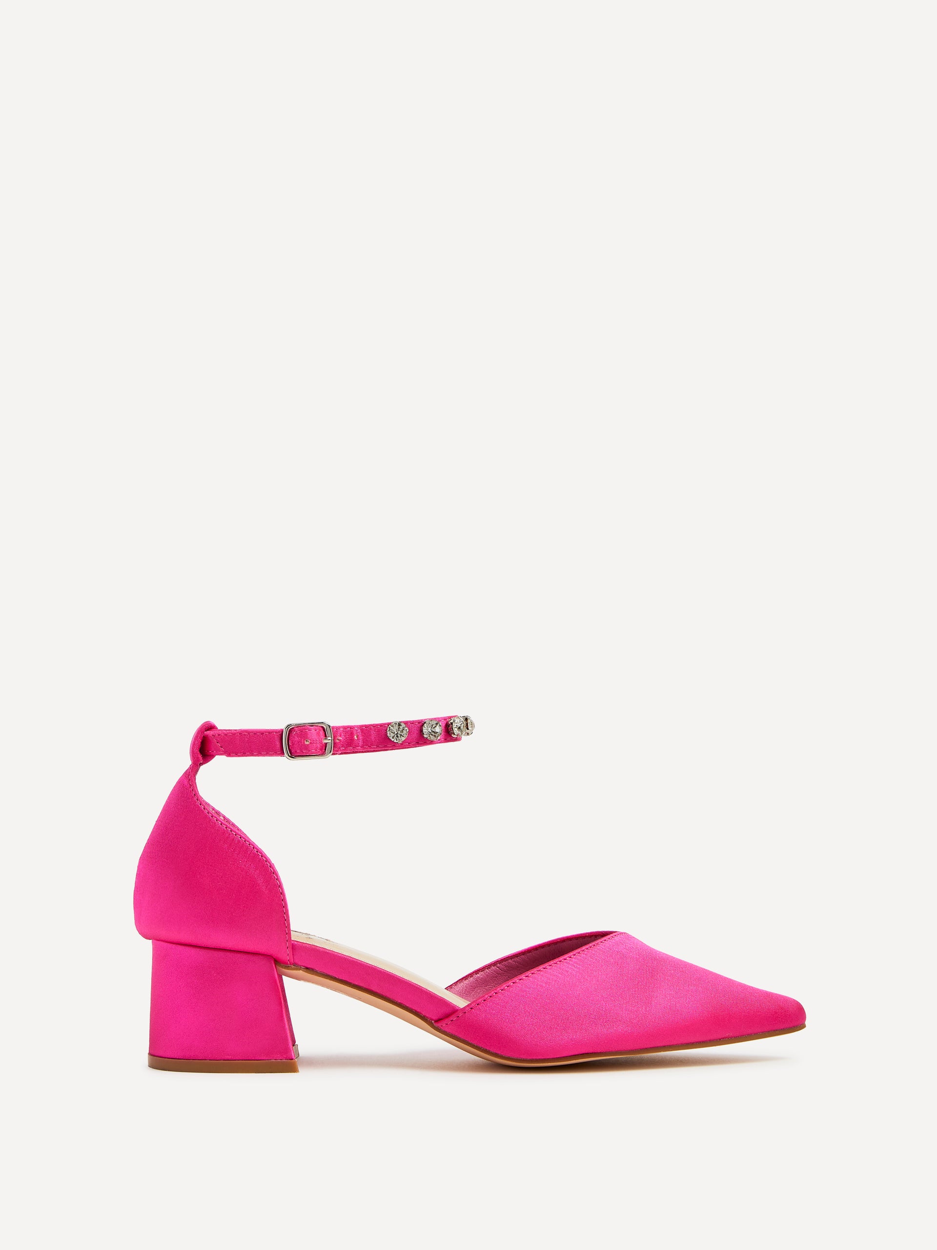 Fearne Satin Diamante Court Heel