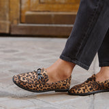 Truly Leopard Print Loafers