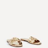 Fletcher Gold Slider Sandals