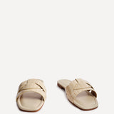 Fletcher Nude Croc Slider Sandals