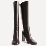 Forme Brown High Leg Boots