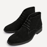 Francesco Mens Black Suede Chukka Boots