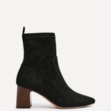 Francisco Black Heeled Ankle Boots