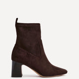 Francisco Brown Heeled Ankle Boots