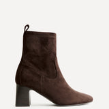 Francisco Brown Heeled Ankle Boots