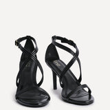 Future Black Heeled Sandals