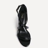 Future Black Heeled Sandals