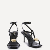 Foolish Black T-Bar Heels