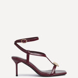 Foolish Burgundy T-Bar Heels