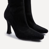 Gabrielle Black Long Heeled Boots