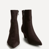 Gallery Brown Faux Suede Ankle Boots