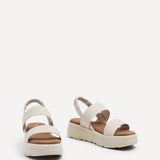 Gia Nude Chunky Flatform Sandals
