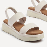 Gia Nude Chunky Flatform Sandals
