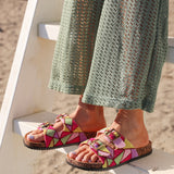 Gleam Multi Coloured Beaded Sliders